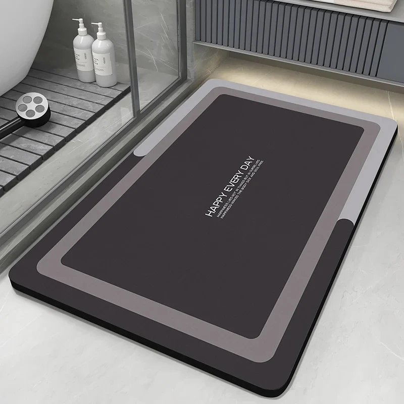 Bathroom carpet washable living room decoration high absorbent bath mat floor mat quick drying anti slip shower mat