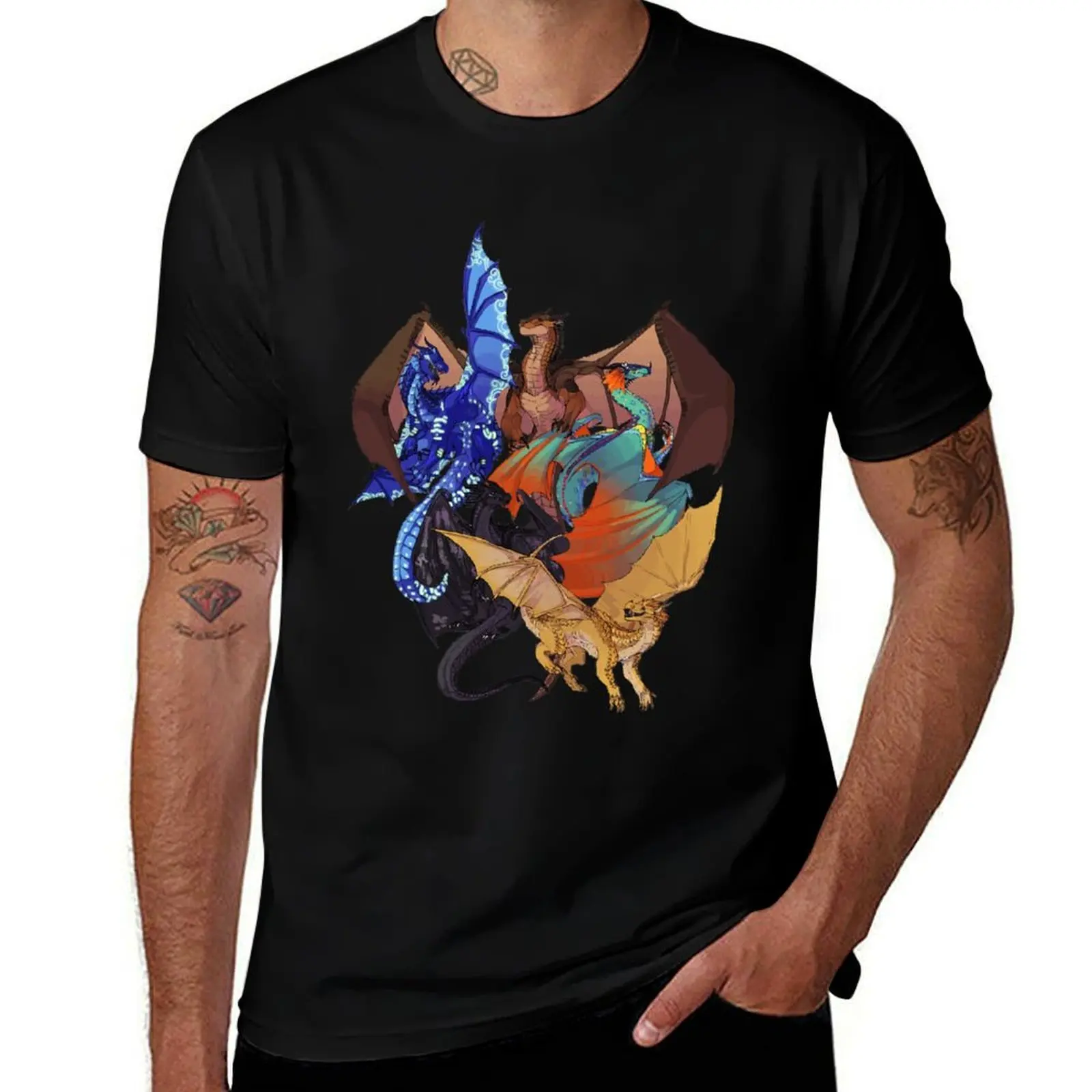 Glory Fantasy Rainwing Wings Of Fire Gift For T-Shirt Comfort Stretch Tee Shirt