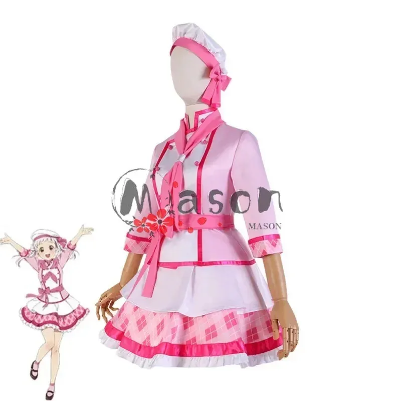 أنيمي الحب لايف LoveLive نجم ليلا أراشي تشيساتو تأثيري حلي شعر مستعار مثير امرأة كوك الوردي موحدة هالوين البدلة