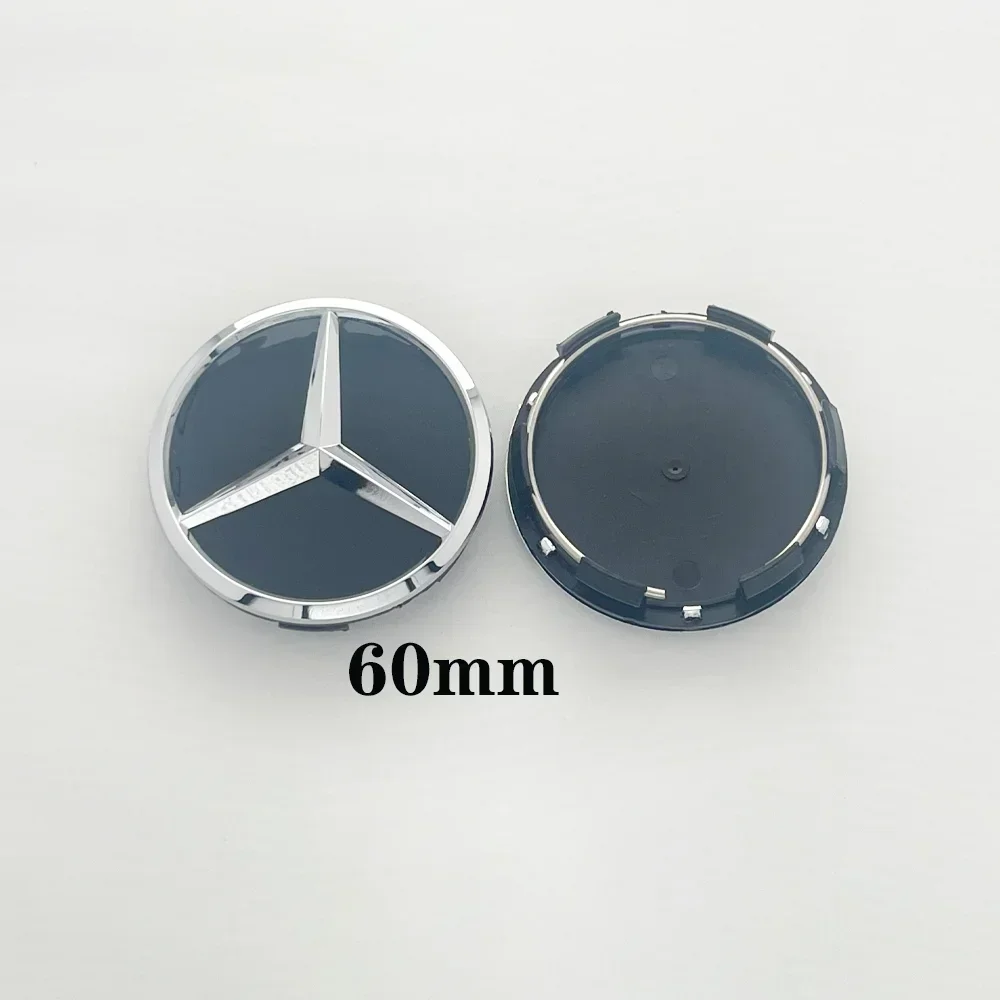 4pcs 60mm Car wheel Hub Cap Emblem badge logo for Mercedes Benz A B C E Class CLA GLC W205 W212 W213 W176 W177 X253 W117 W204