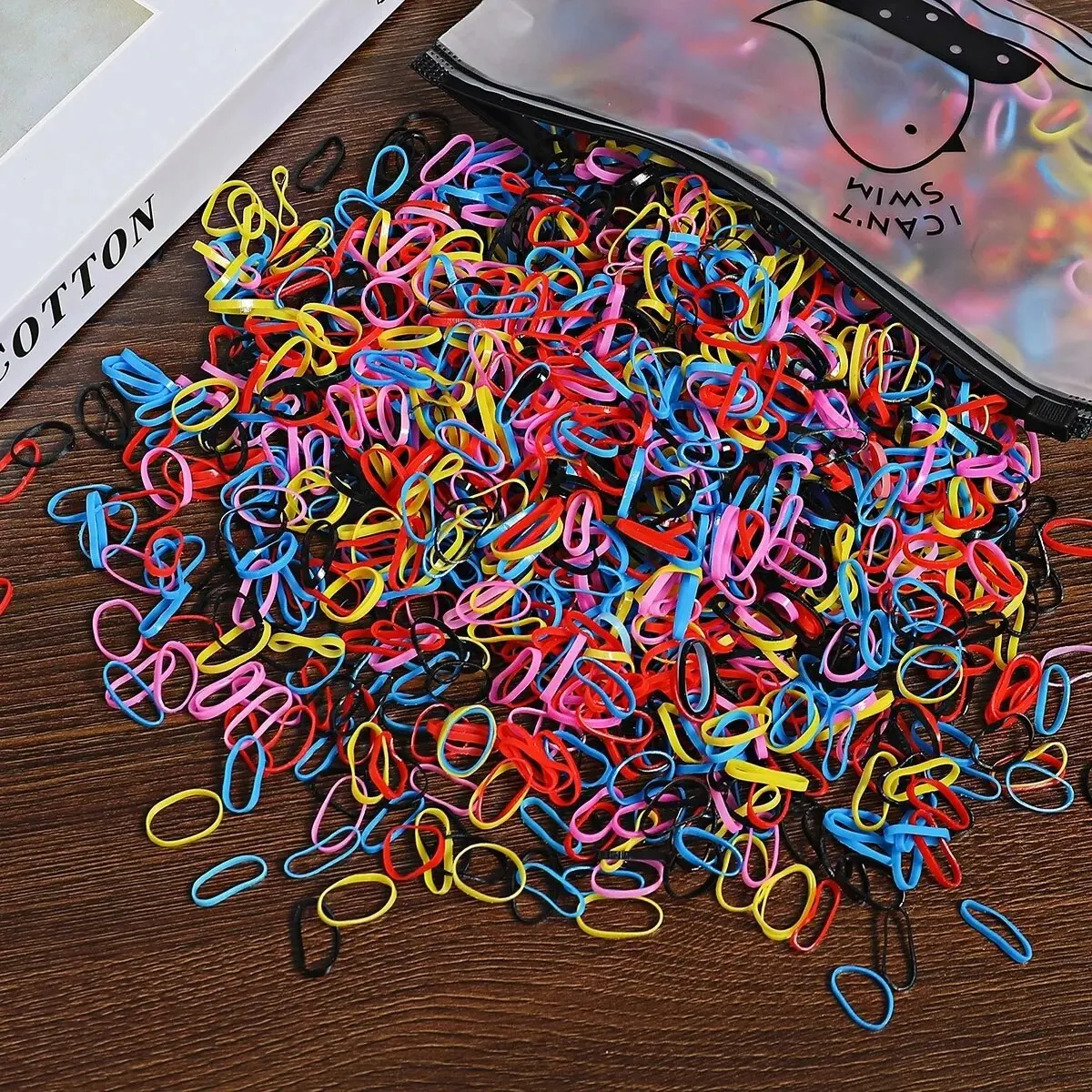 1000pcs Girls Elastic Hair Bands Nylon Rubber Band Headband Hair Accessories Kids Ponytail Holder Bands Kids Ornaments