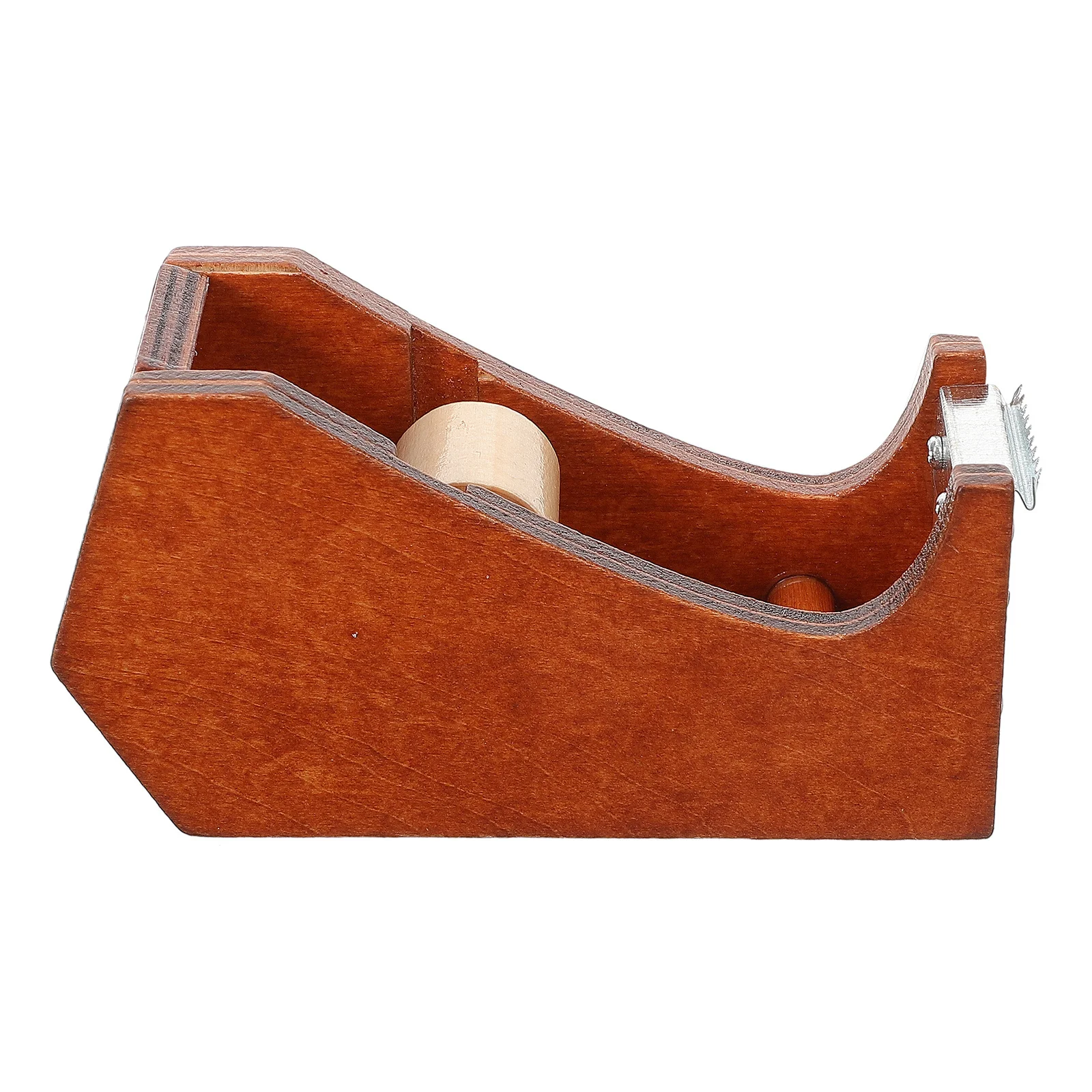 شكل حيوان موزع الشريط الخشبي حامل سطح المكتب للوازم المكتبية قاطع الشريط الصغير منظم مكتب عملي فعال