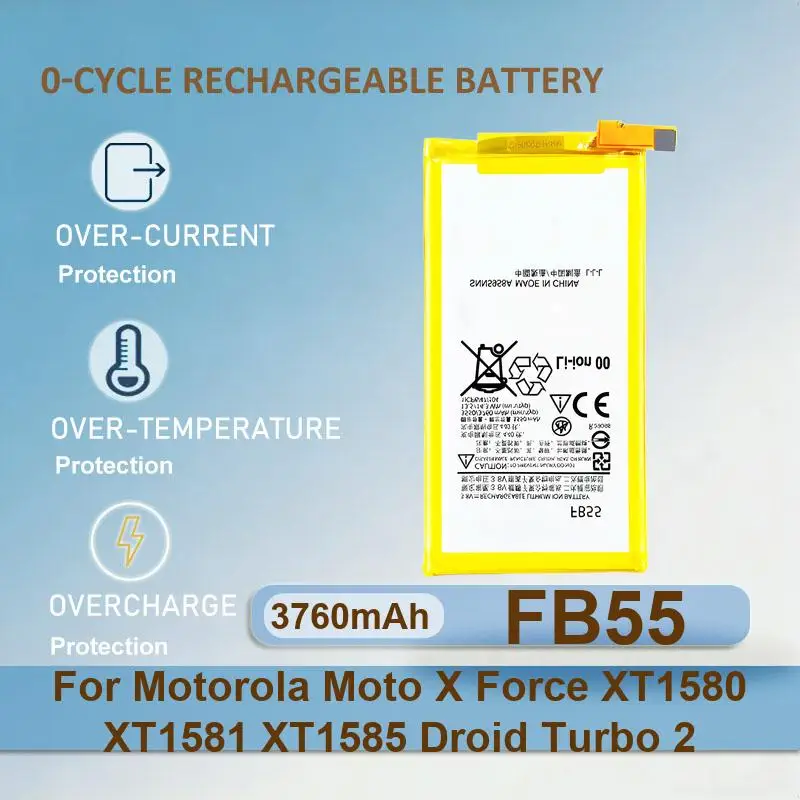 Battery For Motorola Moto Z Force 2nd gen/Z2 XT1789-1 G Stylus 5G 2024 G50 XT2149-1 X 3A Play Dual XT1543 XT1544 XT1560 XT1561