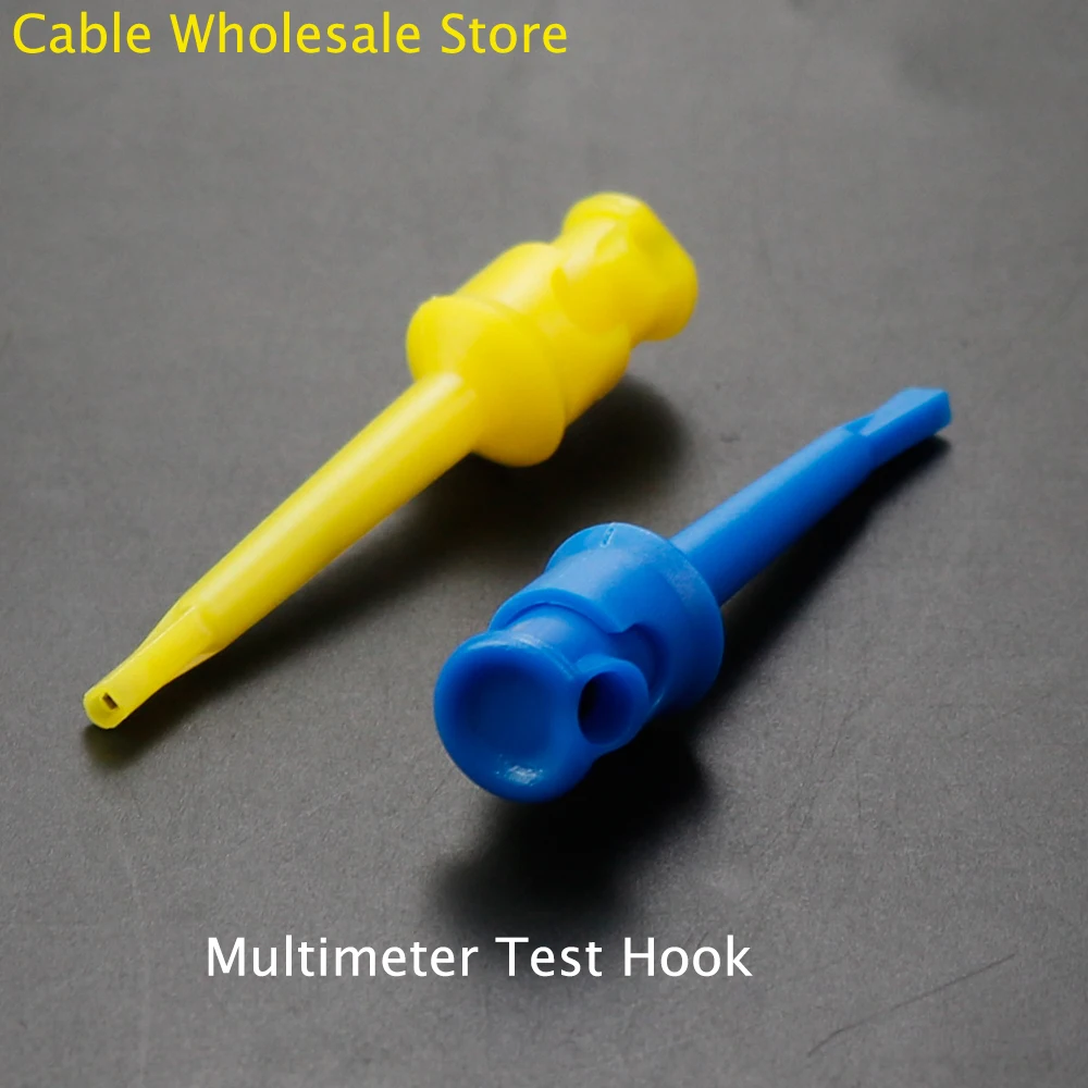 

1Pcs High Quality Phosphor Copper Quick Test Clamp Nylon Solder Wire Type Test Hook DIY Gripper Test Head Crocodile Clamp Hook
