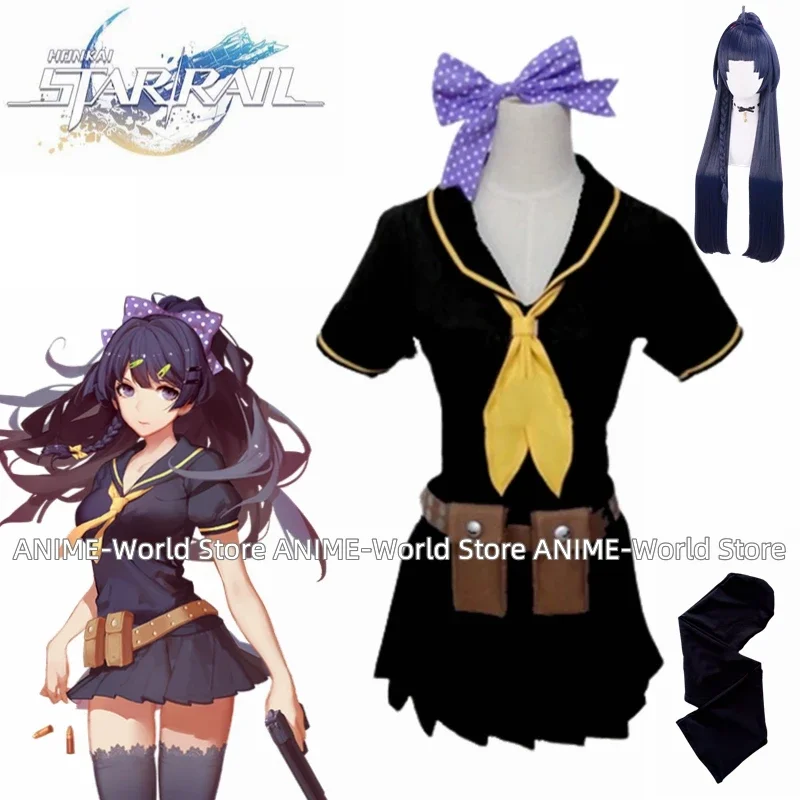 

Игра Honkai Impact 2 Raiden Mei Косплей Костюм для Хэллоуина Рождественский костюм Парик