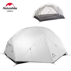 Naturehike Mongar 2 Person Tent Ultralight Camping Tent Outdoor Travel Tent Double Layer Waterproof Tent 3 Season Portable Tent