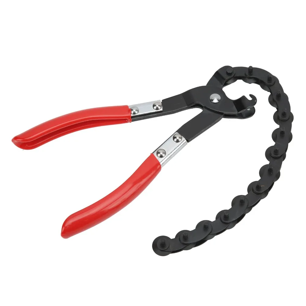 Chain Type Exhaust Pipe Cutter Carbon Steel Nonslip Handle Tailpipe Cutter Universal Pipe Cutter Tool