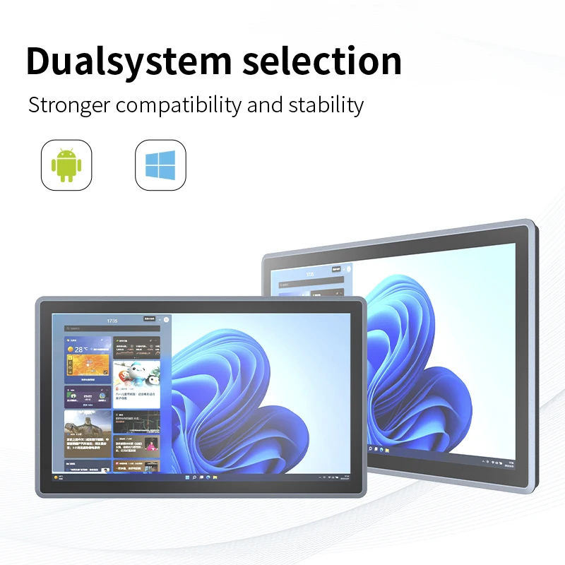 Industrial Panel PC Full Waterproof 15.6 21.5 Inch Touchscreen Restaurant Kds Kitchen Display System Waterproof Panel PC