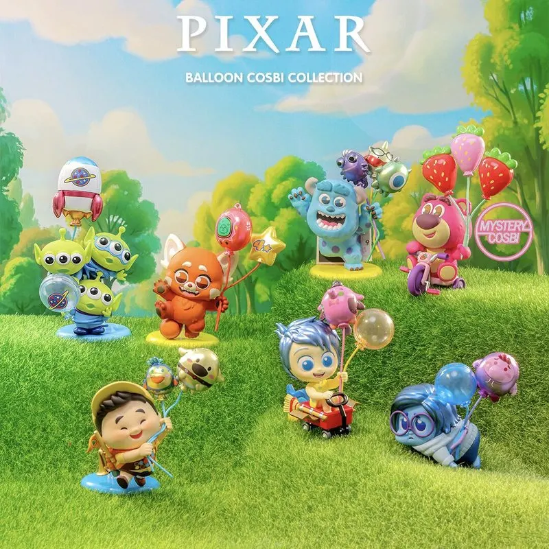 

Genuine Pixar Cosbi Balloon Collection Mystery Blind Box Mini Action Figure Desktop Decor Collectible Toy Gift For Anime Fans