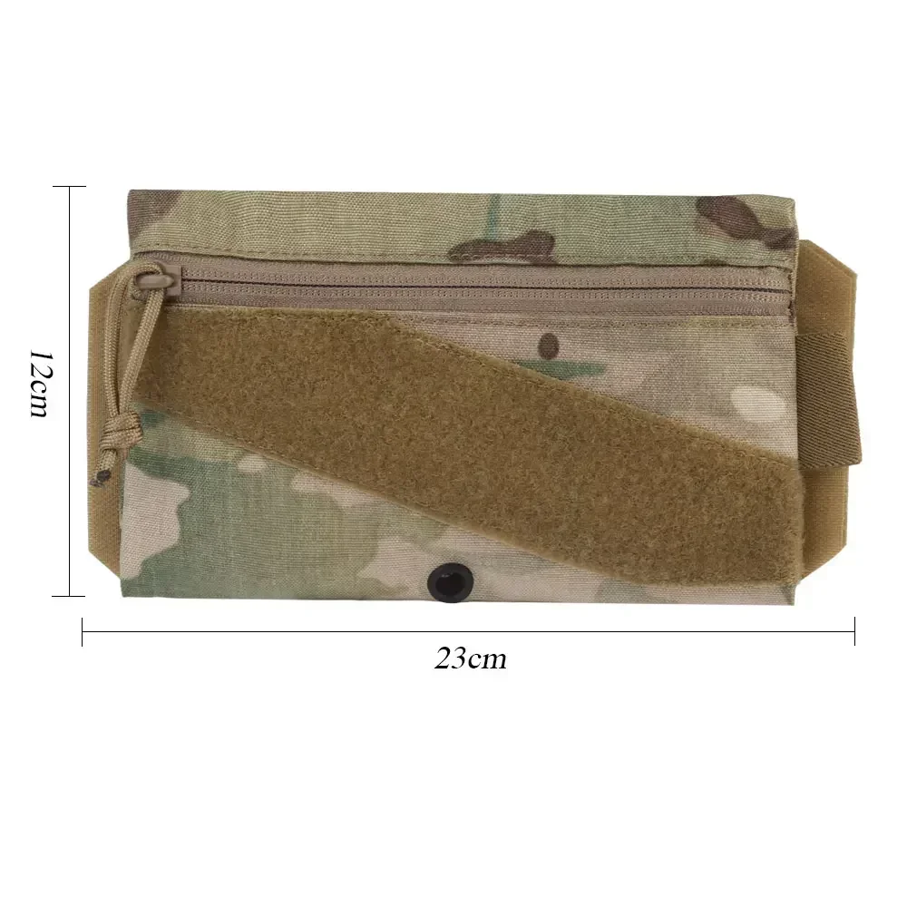 Kantong Permen GP Taktis Rompi Berburu Universal Tas Penyimpanan Alat Kait Belakang Saku Expander Aksesori Airsoft Rig Dada Nilon
