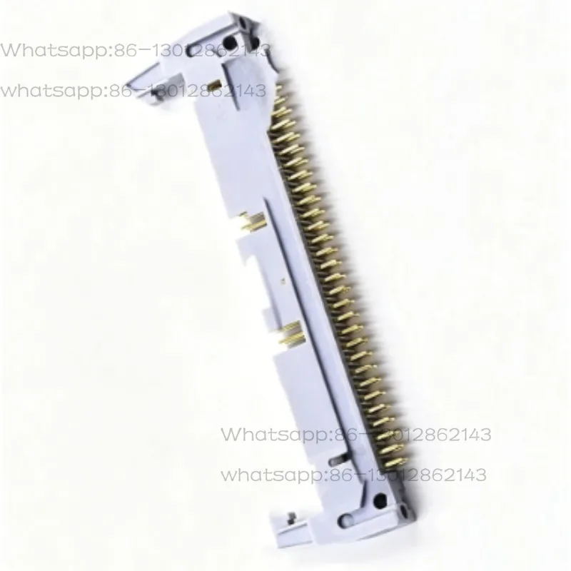 50Pcs Straight Needle Connector DC2-64P, 3U Gold Plated Hook & Horn Female Socket
