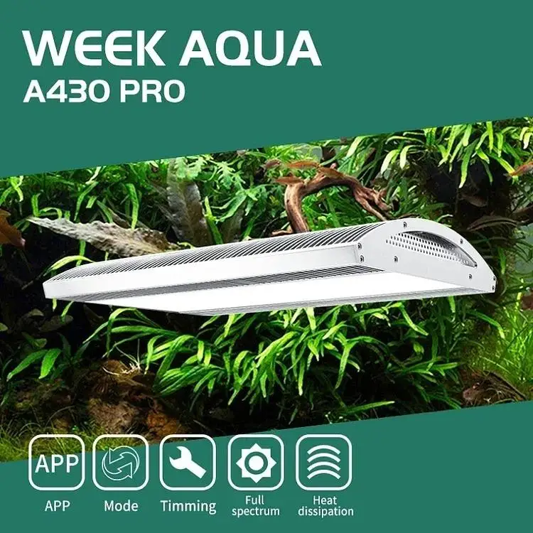 

A430Pro Ver.3 120W Full Spectrum Professional Aquatic Plant Light Bluetooth Dimming For Freshwater Planted Tank