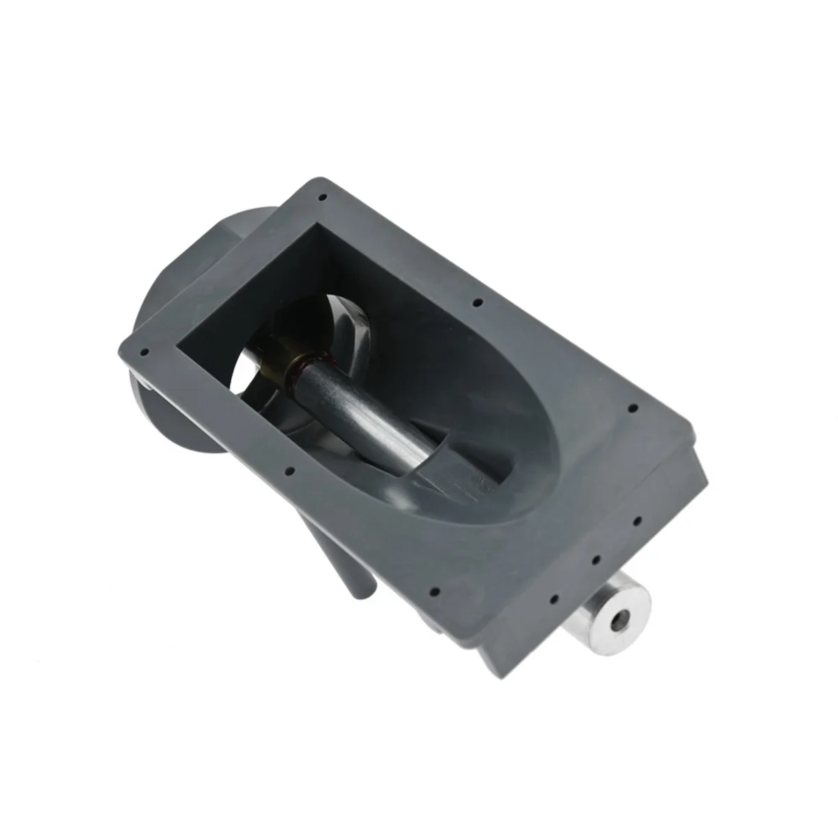 A17I 40mm 워터젯 추진기 파워 스프레이어 펌프 워터젯 펌프 (3날 프로펠러 포함) 775 모터 호환 RC 제트 보트용, 검정색