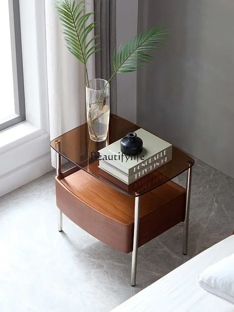 

ls 42*Italian Modern Simple Locker Siar Minimalist Bedside Table