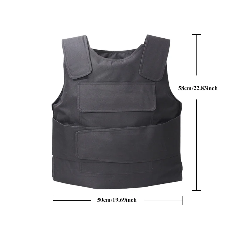 Stab Proof Vest, Easy To Wear, Stab & Wear Resistant, High Manganese Steel Inner Core, For Security Staff & Personal Protection