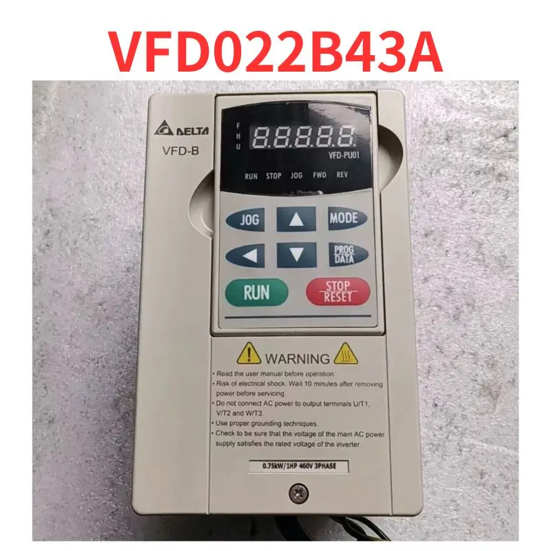 second-hand     inverter   VFD022B43A, function well   Tested well and shipped quickly