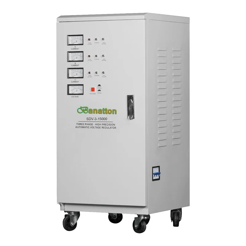 Industrial Svc 20kva 30kva 3 Phase Servo Power Voltage Regulator Stabilizers