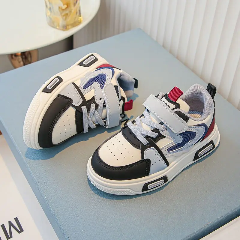 

Boys Kids Winter Shoes 2026 New Fleece Lined Leather Sneakers Soft Sole Breathable Casual Running Shoes for Students Toddler​