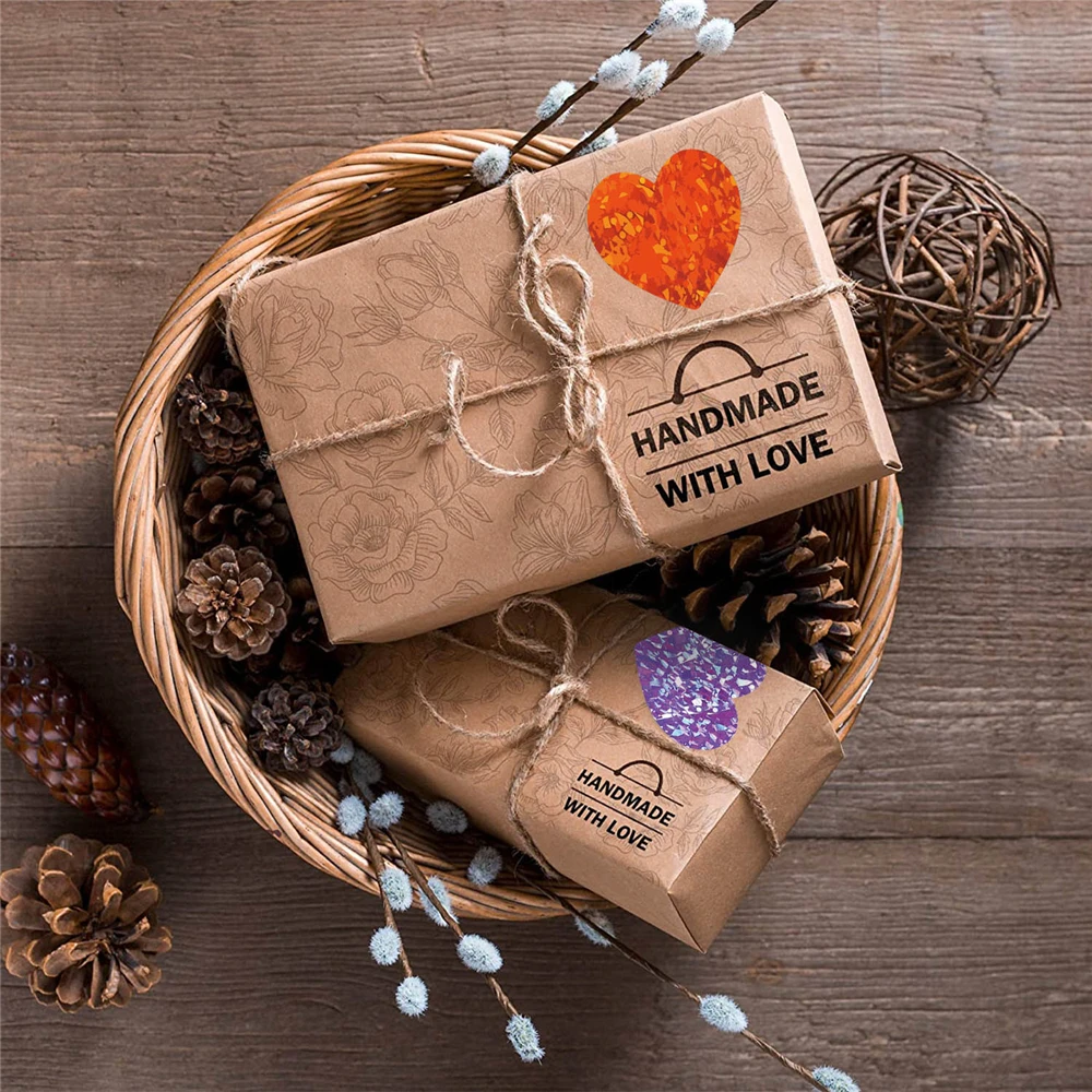 Liebe Form dekorative Urlaub Aufkleber Geschenk box Tasche Siegel Etiketten für Mama feiern Aufkleber für Sammelalbum Blume Geschenk papier