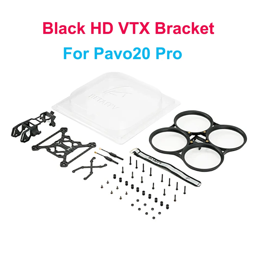 BETAFPV Pavo20 PRO Brushless BWhoop Frame With HD VTX Bracket 93.7mm Wheelbase For Pavo 20 PRO Drone for 2.2″ O3 cinewhoop