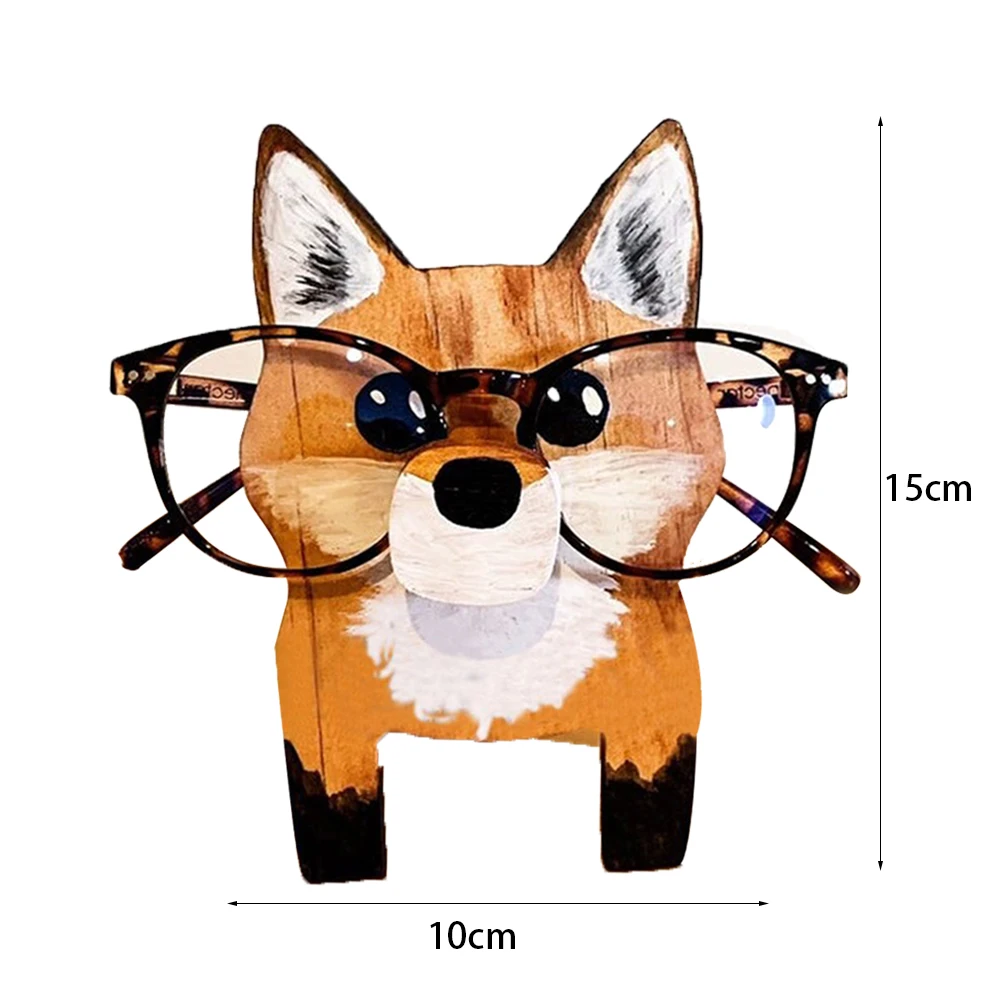 1/3pc Nette Tier Brillen Halter Cartoon Katze Fuchs Faultier Hund Sonnenbrille Display Steht Rack Regal Haushalt Holz schreibtisch Dekor