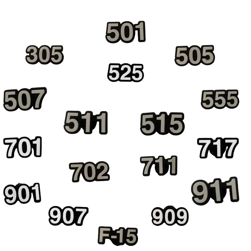 100pcs Saudi Arabia Native Logo Pins Shoe Charms Silicone Wristband Phone Case Ornament Dropshipping Suppliers Wholesale