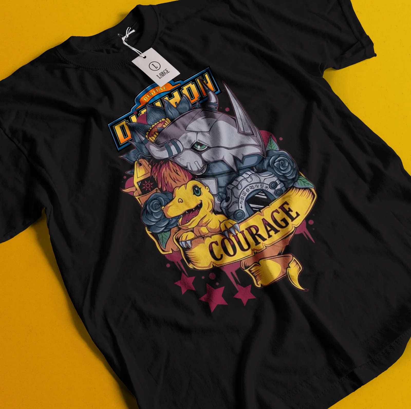 2026 Sommer Digimon Adventure Anime Taichi Yagami/Agumon Bedrucktes Lockeres Kurzarm-T-Shirt aus Reiner Baumwolle für Kinder Trendiges Unisex-Modell