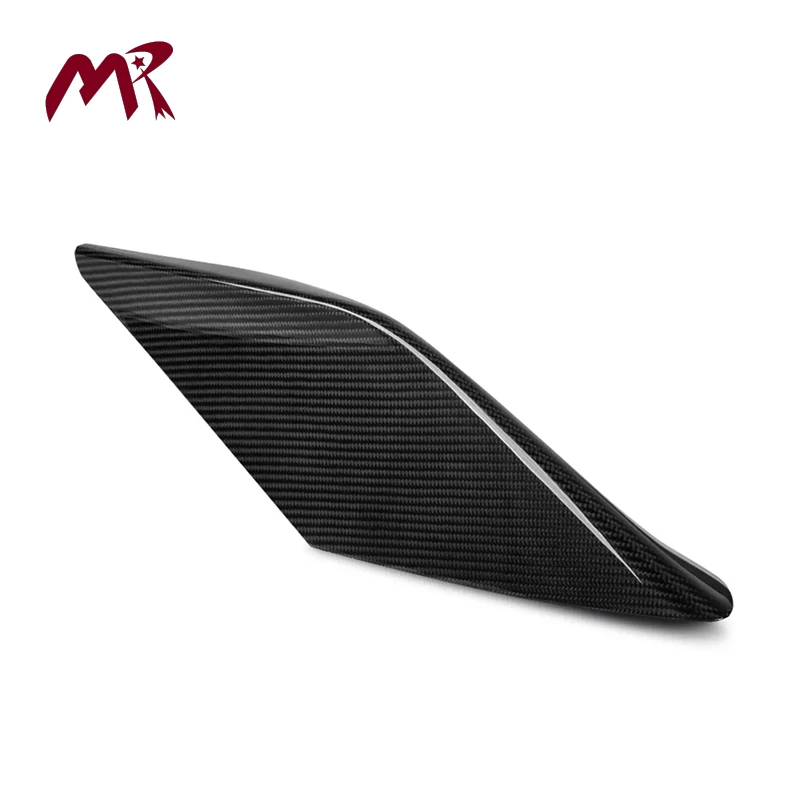 Real Carbon Fiber Side Vent With Inlet Air Cover For Ferrari F8 Tributo Spider 2019 2020 2021 2022 2023 Body Kit Car Accessories