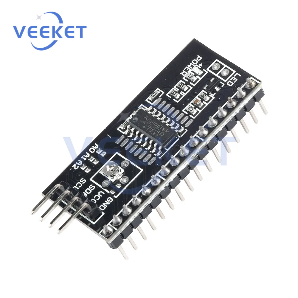 1602lcd adaptador conversor módulo 2004pcf8574 placa 1602 transferência conversão módulo de interface iic