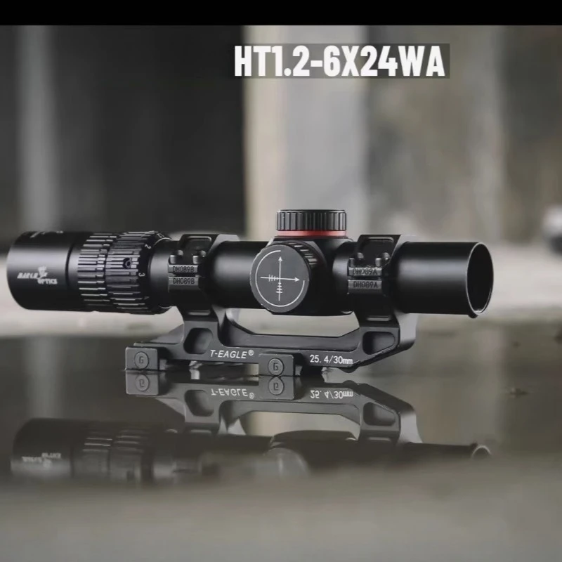 Wide-angle HT1.2-6 High-definition Thin-wall Seismic-resistant Magnifying Glass with Cross Field of View for Hunting
