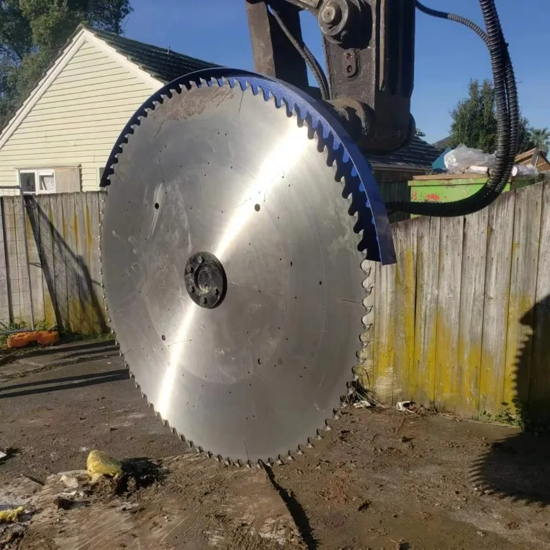 Heavy Rock Saw Attachment Reinforced Structure Cutting Tool For Construction Machinery Harsh Environment