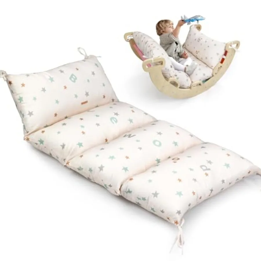 

Cushion for Climbing Arch Montessori Philosophy Soft and Non-Slip Pillow for Pikler Cushion for Reading Playing Games Parties