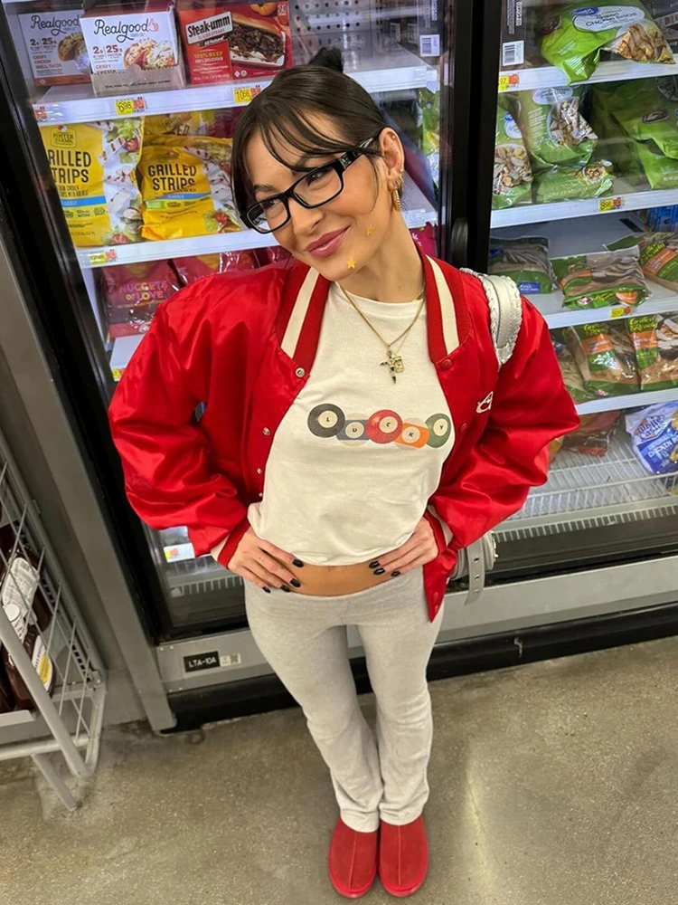 

Эстетическая бильярдная футболка с короткими рукавами Y2k, одежда, готические укороченные топы с принтом, винтажная женская повседневная футболка для малышей, уличная одежда в стиле Харадзюку