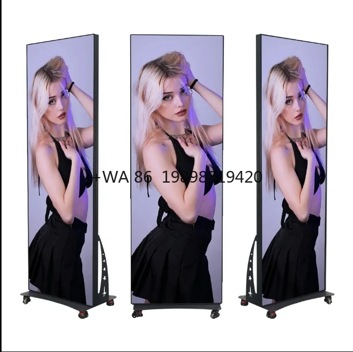 

Indoor 640*1920mm P1.86/P2/P2.5 GOB/COB LED Poster Video Screen Display for Store