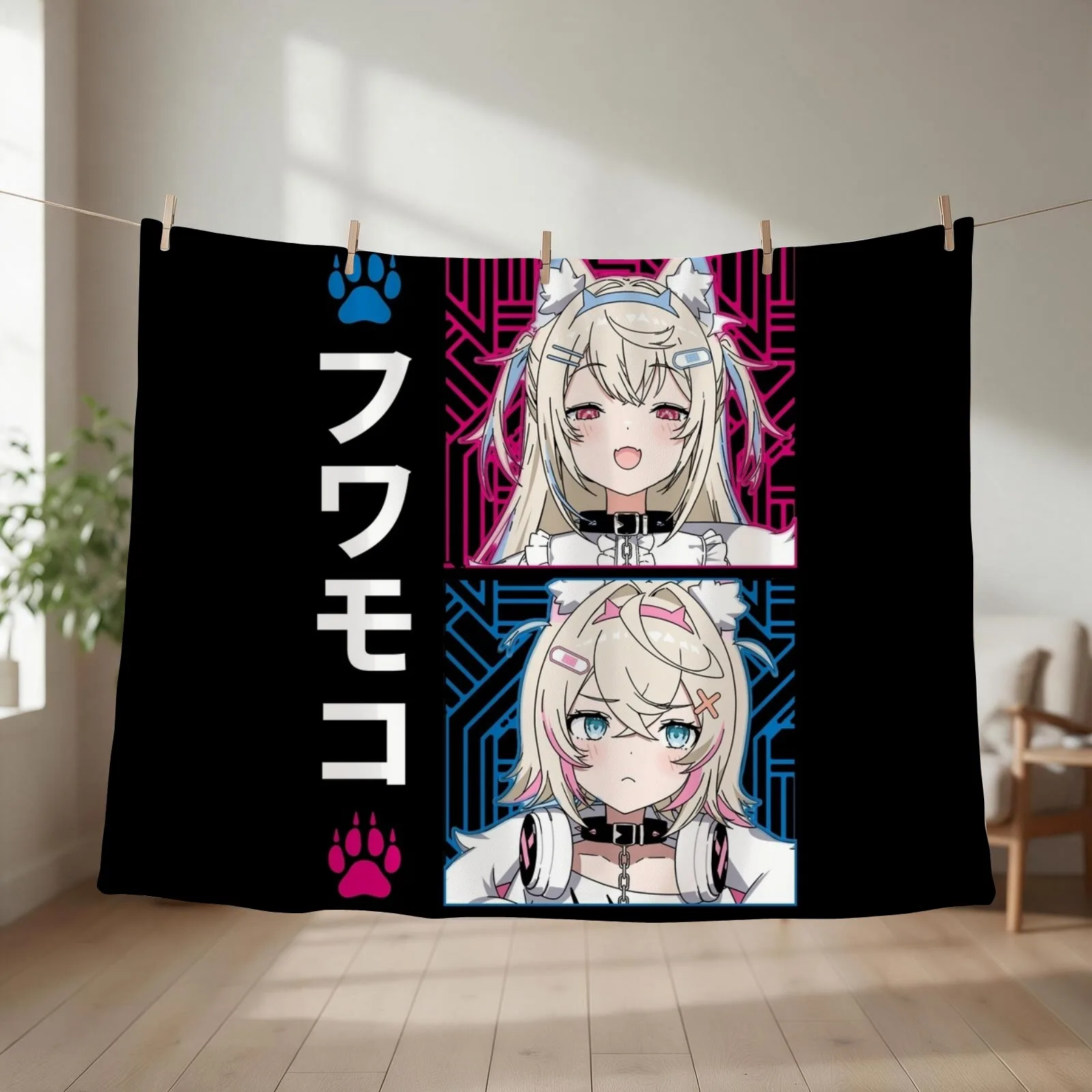 FuwaMoco Advent Throw Blanket Luxury Brand Plaid Bed covers For Sofa Thin Blankets