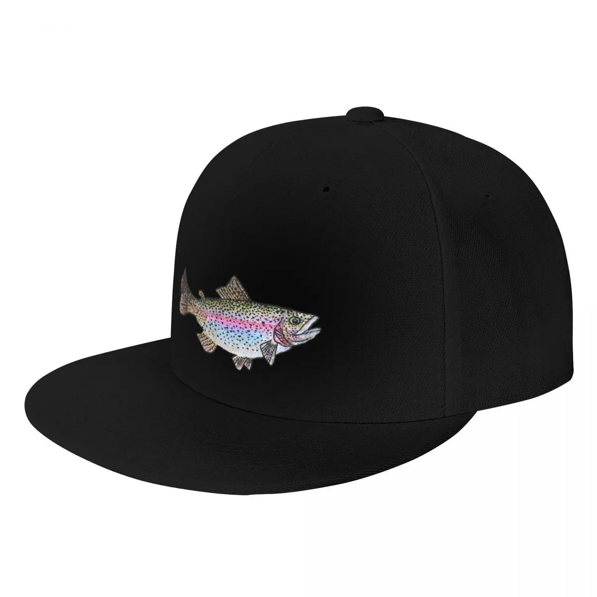 Rainbow Trout Fish Drawing Baseball Cap foam party Hat Streetwear Women's Beach Visor Men's