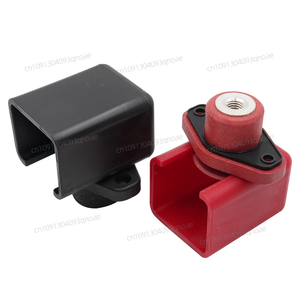 2pcs 500A High Power Partition Terminal High Current Pure Copper Terminal Special Flame Retardant Terminal For Lithium Battery