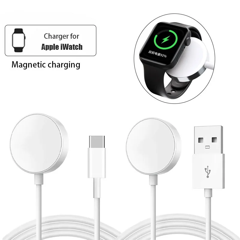 Magnetic Wireless Charger  for Apple Watch Series 9 8 7 Ultra 2 SE  Wireless Fast Charger Accessories for IWatch 8 7 6 5 4 3 2 1
