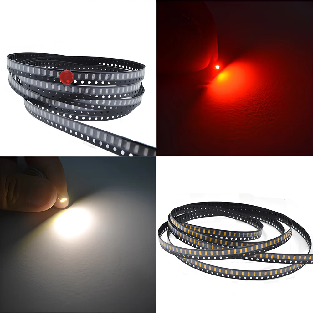 1000 Pz 20 mAh 3 V 3014 SMD SMT LED Chip Luminoso Giallo Rosso Blu Bianco Ultra Montaggio Superficiale Diodo Emettitore di Luce lampada Bead