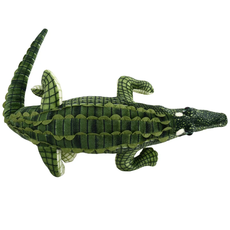 MACH-100Cm Bantal Kreatif Kawaii Buaya Simulasi Buaya Kehidupan Nyata untuk Hadiah Anak-anak