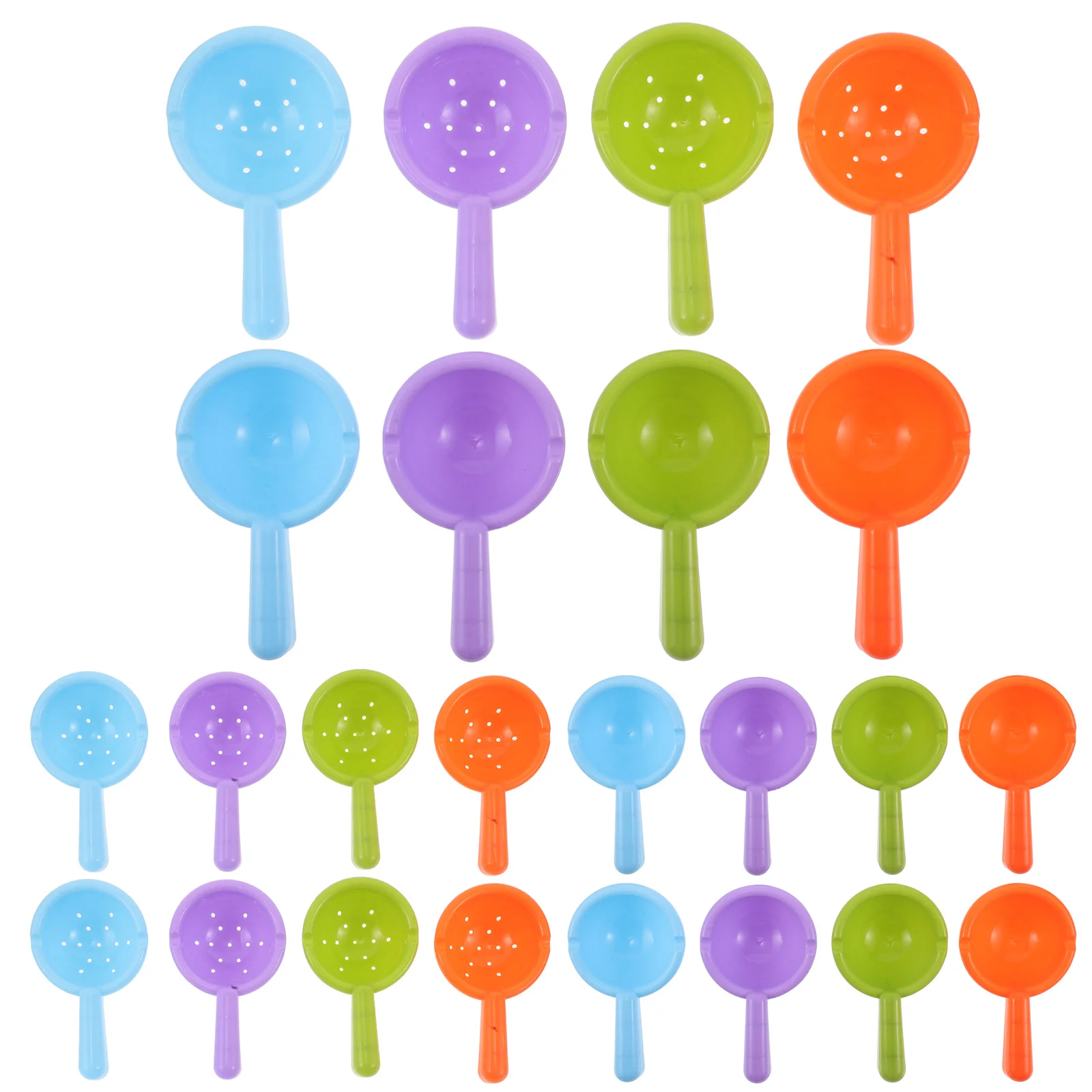 24 pièces enfants eau plage sable creuser cuillère ensemble pour baignoire bac à sable jouer bain frais interactif enfants dessin animé salle de bain