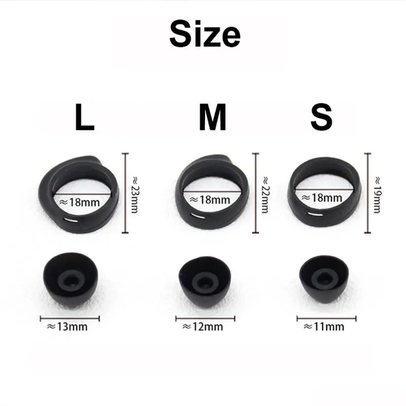 12/6PCS Silicone Replacement Ear Hooks Kit for Samsung Galaxy Buds Buds+ Earphone Ear Gels Tips for Galaxy Buds+ Heaphone Eartip image 2