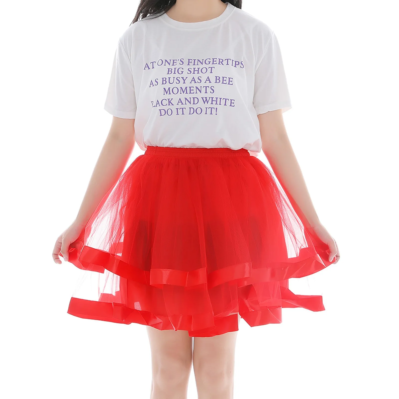 

Women Petticoat Underskirt Layered Tulle Ballet Dance Pettiskirts Swing Tutu Princess Skirt Hippy Cosplay Party Puffy Tutu Skirt