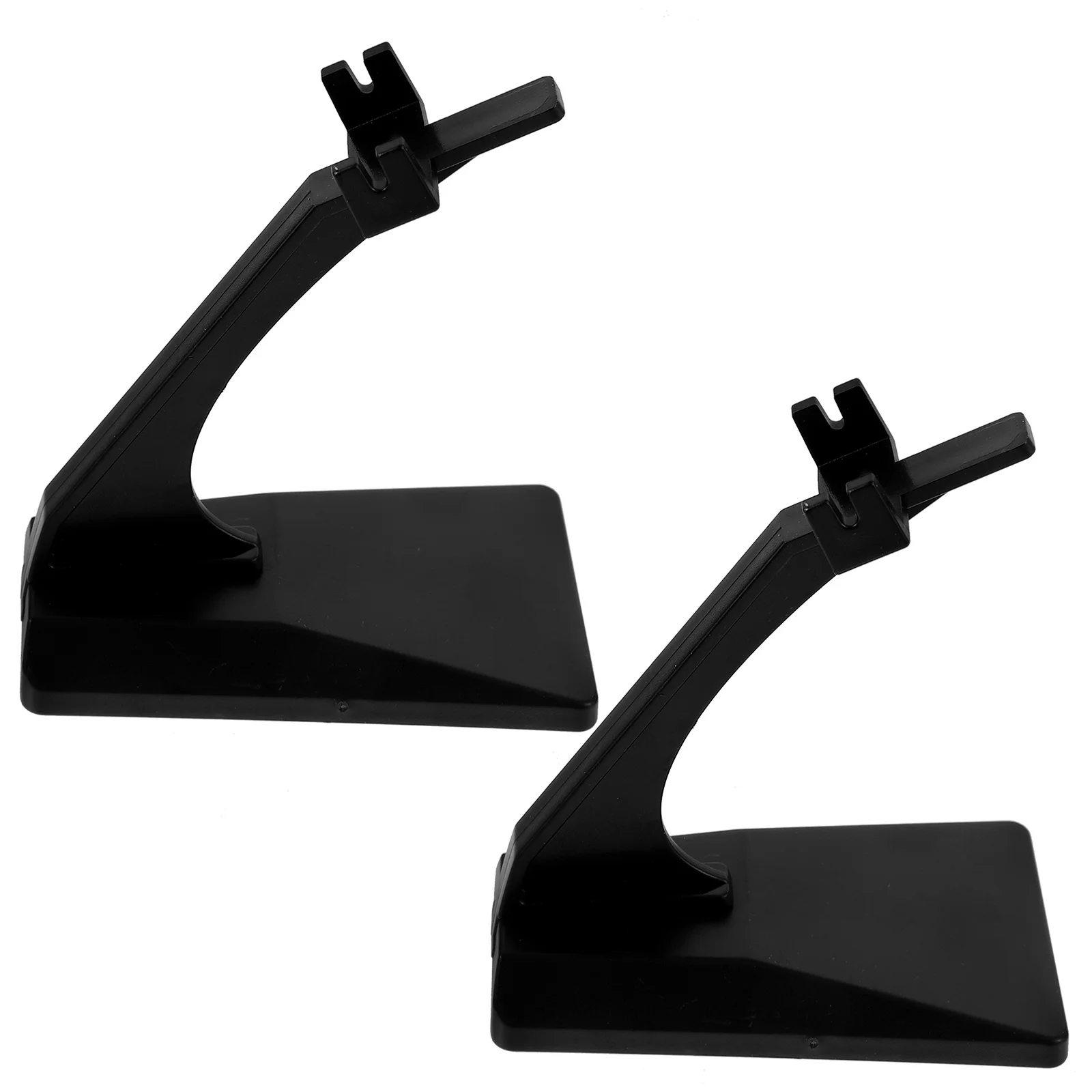 

2 Pcs Model Airplane Bracket Travel Desk Monitor Stand Jet Plastic Aircraft Display Stands