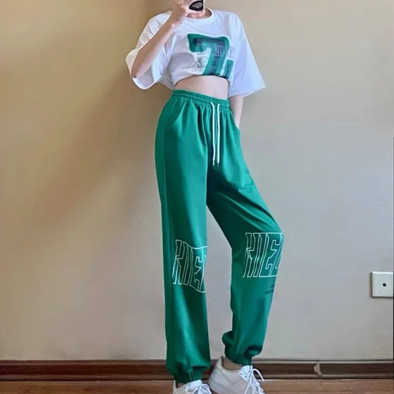 Cotton Sweatshirt Trousers Woman Tracksuit Sport Summer 2024 Pant Sets for Women 2 Pieces Groups Of New In Matching Aesthetic D