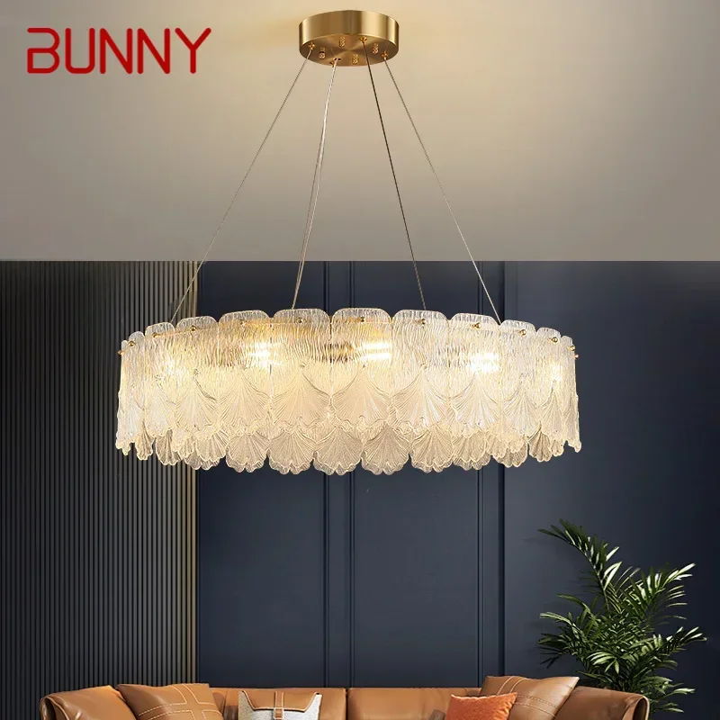 BUNNY Contemporary Brass Pendent Lamp Luxury Fashion Living Room Dining Room Bedroom Villa Hotel Sample Room Chandelier