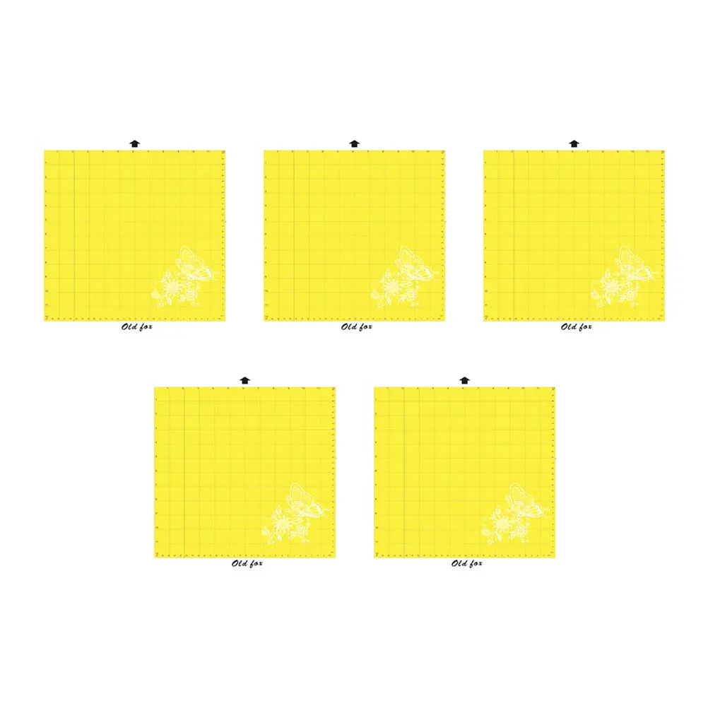 5 قطعة 12 بوصة قطع حصيرة الذاتي شفاء عدم الانزلاق للحرف اليدوية اللحف الهندسة مقياس قطع الراسمة الحصير صنع منصات #5