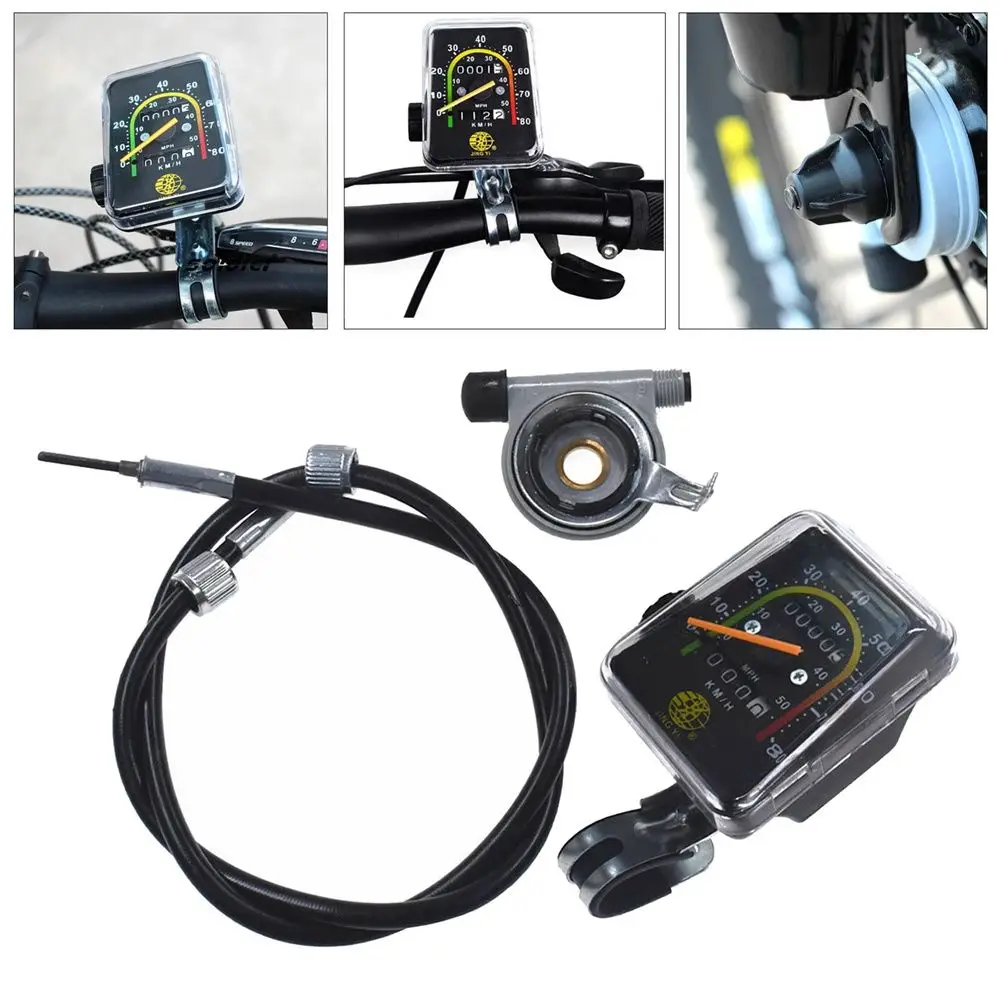 

Accessories Tricycle for 26/ 27.5/28 /29 Inch Bicycle Computer Mountain Bike Code Table Mechanical Odometer Bike Speedometer
