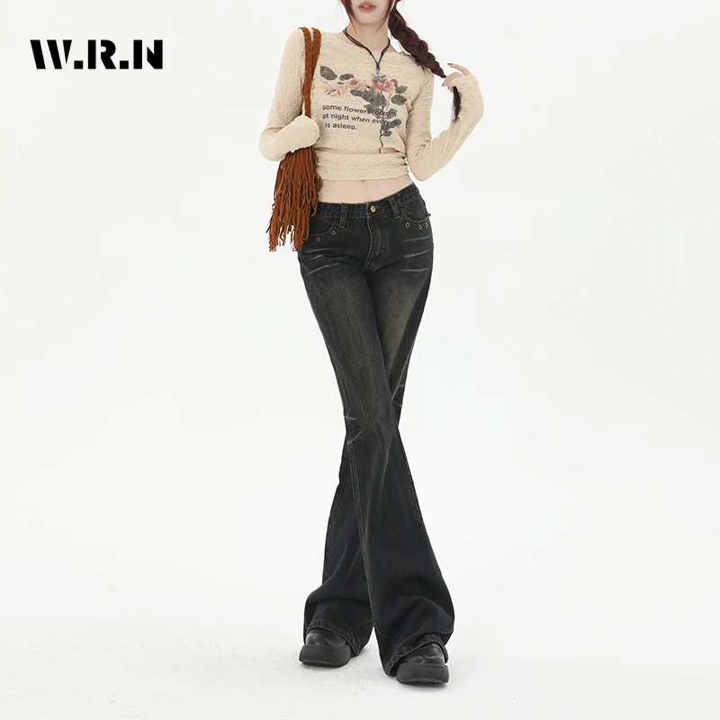 

Korean Fashion 2000s Wide Leg Baggy Y2K Denim Trouser Women's Vintage Casual High Waist Pants High Street Straight Jeans