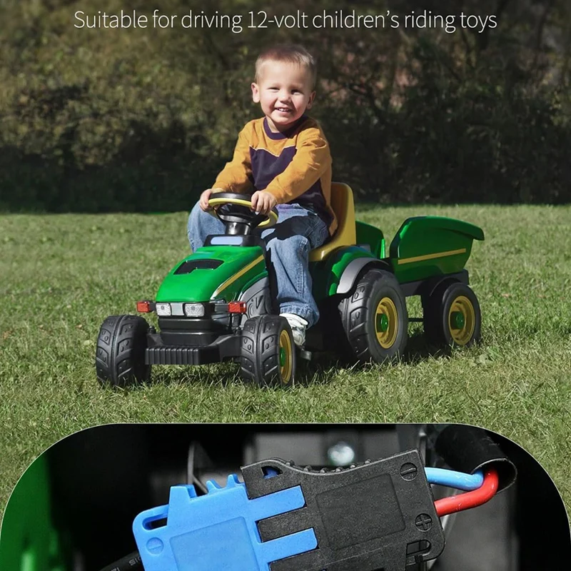 AC88-Power Wheel Adapter For Milwaukee M18 Battery, Peg-Perego Milwaukee Battery Adapter With Wire Harness Connector